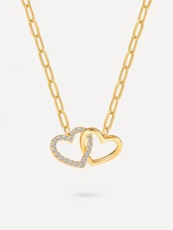 Hearts Together Kette Gold