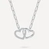 Hearts Together Kette Silber -Günstiges Kette Geschäft KE2007S.1 510x680 1
