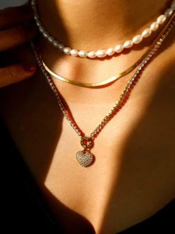 Wholehearted Kette Silber -Günstiges Kette Geschäft KE2008G.4 510x680 1