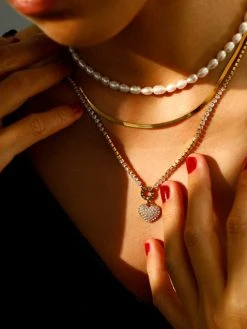 Wholehearted Kette Silber -Günstiges Kette Geschäft KE2008G.5 510x680 1