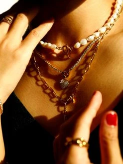 Wholehearted Kette Gold -Günstiges Kette Geschäft KE2008G.6 510x680 2