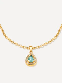 Eternal Teardrop Kette Gold -Günstiges Kette Geschäft KE2010G.2 510x680 1
