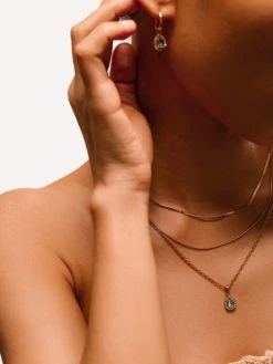 Eternal Teardrop Kette Gold -Günstiges Kette Geschäft KE2010G.5 510x680 1