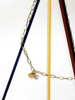 Heart N Spark Kette Silber -Günstiges Kette Geschäft KE2013 510x680 1