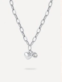 Heart N Spark Kette Silber