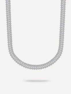 Bright Glitter Kette Silber