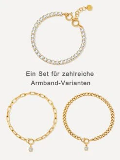 Versatile Shine Set Gold 26 Versatile Shine Set Gold -Günstiges Kette Geschäft KE2017G.12 1 510x680 1