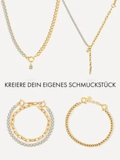 Versatile Shine Set Silber -Günstiges Kette Geschäft KE2017G.13 510x680 2