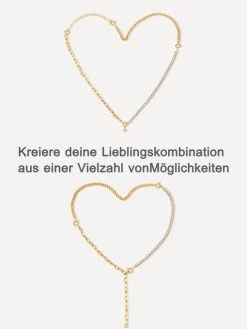 Versatile Shine Set Gold 28 Versatile Shine Set Gold -Günstiges Kette Geschäft KE2017G.15 510x680 1