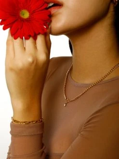 Versatile Shine Set Gold 34 Versatile Shine Set Gold -Günstiges Kette Geschäft KE2017G.6 510x680 1