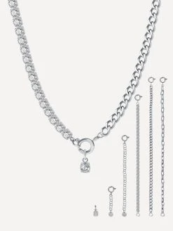 Versatile Shine Set Silber