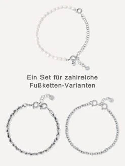 Versatile Pearl Set Silber -Günstiges Kette Geschäft KE2018S.13 510x680 1