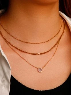 Purple Baby’s Breath Kette Silber -Günstiges Kette Geschäft KE2029G.3 510x680 2