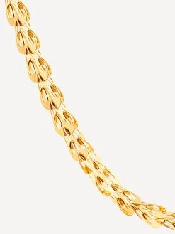 Peacock Wafer Kette Gold -Günstiges Kette Geschäft KE2030G.1.2