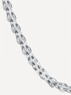 Peacock Wafer Kette Silber -Günstiges Kette Geschäft KE2030S.1.2