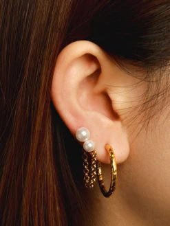 JOYFUL Pearl Ohrringe Silber -Günstiges Kette Geschäft OE0108G OE0646G 2 510x680 2