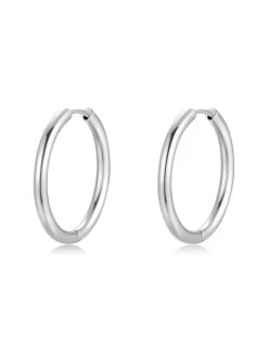 GLOSSY HOOPS OHRRINGE SILBER -Günstiges Kette Geschäft OE0116S.1 510x680 1