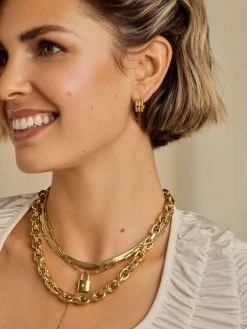 Triple Hoop Ohrringe Silber -Günstiges Kette Geschäft OE0135.1 510x680 2