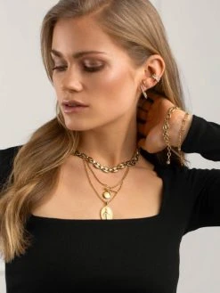 Crotchet OHRRINGE Gold -Günstiges Kette Geschäft OE0163 510x680 1