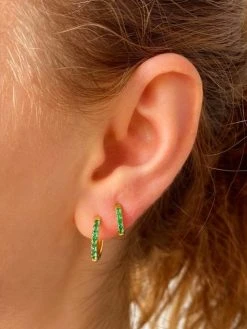 Aurora Shine Small Ohrringe Gold -Günstiges Kette Geschäft OE0497G 2 510x680 1