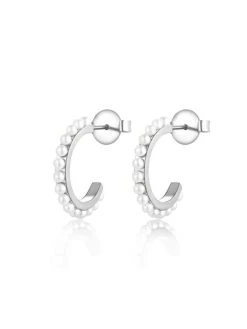 CALM PEARL SMALL Ohrringe Silber