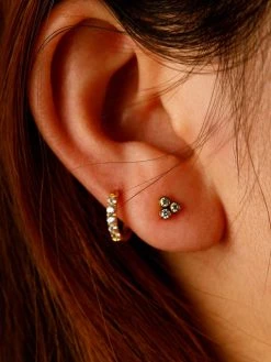 Triangle Spark Ohrringe Silber -Günstiges Kette Geschäft OE0621G.3 510x680 2