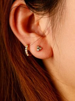 Triangle Spark Ohrringe Silber -Günstiges Kette Geschäft OE0621G.4 510x680 2