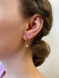 Gentle Heart Ohrringe Gold -Günstiges Kette Geschäft OE0642G 02 510x680 1