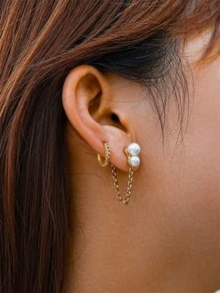 JOYFUL Pearl Ohrringe Gold -Günstiges Kette Geschäft OE0646.3jpg 510x680 1