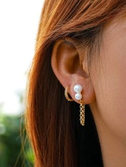 JOYFUL Pearl Ohrringe Silber -Günstiges Kette Geschäft OE0646.4jpg 510x680 2