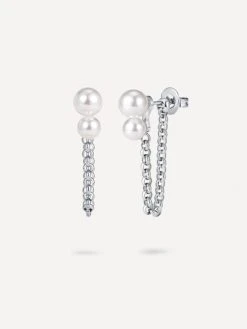 JOYFUL Pearl Ohrringe Silber -Günstiges Kette Geschäft OE0646S.2jpg 510x680 1