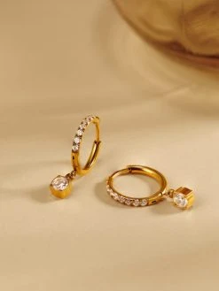 Dazzling Grace Ohrringe Gold -Günstiges Kette Geschäft OE0650G.2 510x680 1