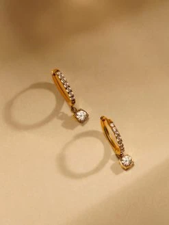 Dazzling Grace Ohrringe Gold -Günstiges Kette Geschäft OE0650G.3 510x680 1