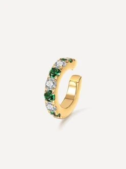 GREEN GLACIER Earcuff Gold