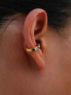 GREEN GLACIER Earcuff Gold -Günstiges Kette Geschäft OE0653G.3 510x680 1