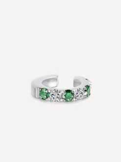 GREEN GLACIER Earcuff Silber -Günstiges Kette Geschäft OE0653S.1 510x680 1