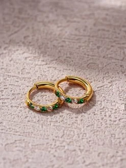 Green Glacier Small Ohrringe Silber -Günstiges Kette Geschäft OE0655G.2jpg 510x680 1