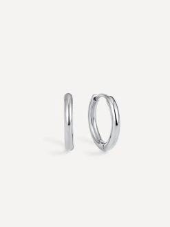 SLIM HOOP Small Ohrringe Silber -Günstiges Kette Geschäft OE0681S.2jpg 510x680 1