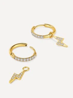 Lighting Shine Ohrringe Gold -Günstiges Kette Geschäft OE0688G.3 510x680 1