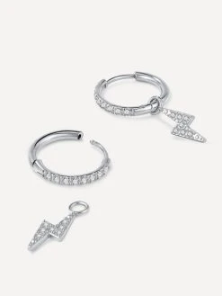 Lighting Shine Ohrringe Silber -Günstiges Kette Geschäft OE0688S.3 510x680 1