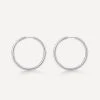 Classic Hoop OHRRINGE Silber -Günstiges Kette Geschäft OE0732S.1 510x680 1