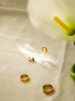 Vivid Ohrringe Gold -Günstiges Kette Geschäft OE0757G.2 510x680 1