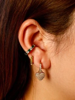 Wholehearted Ohrringe Silber -Günstiges Kette Geschäft OE0759G.2 510x680 2