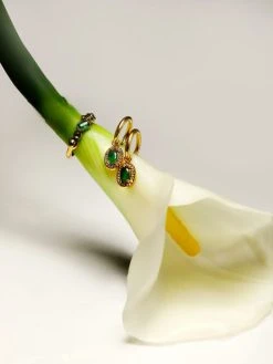 Eternal Emerald Ohrringe Gold -Günstiges Kette Geschäft OE0764G.2 510x680 1