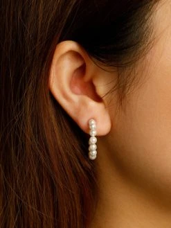 CLASSIC PEARLS Ohrringe Small Silber -Günstiges Kette Geschäft OE0767G.3 510x680 1