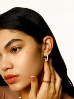 CLASSIC PEARLS Ohrringe Small Silber -Günstiges Kette Geschäft OE0767G.6 510x680 1