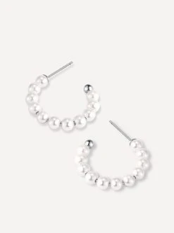 CLASSIC PEARLS Ohrringe Small Silber -Günstiges Kette Geschäft OE0767S.1 510x680 1