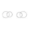 Round And Round Ohrstecker Silber -Günstiges Kette Geschäft OS0118.2 510x680 1