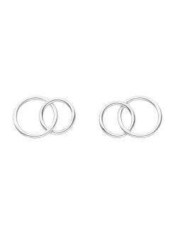 Round And Round Ohrstecker Silber