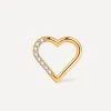 Shine Heart Titan Piercing Gold -Günstiges Kette Geschäft PT0001G.4 510x680 1